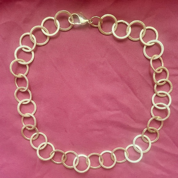 Gold Chain Link Choker - Picture 2 of 2